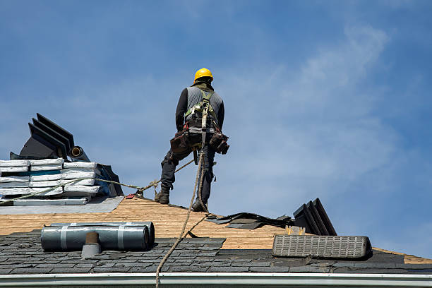 Professional Roof Replacement technician working in Tahoka, TX